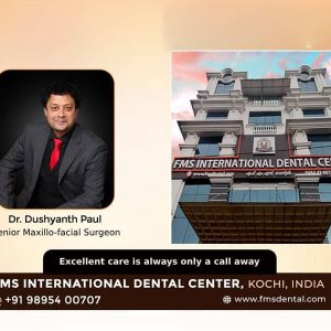 Dr. Dushyanth Paul, one of India’s foremost Maxillofacial and Dental Implant Surgeons, based in Kochi, Kerala.