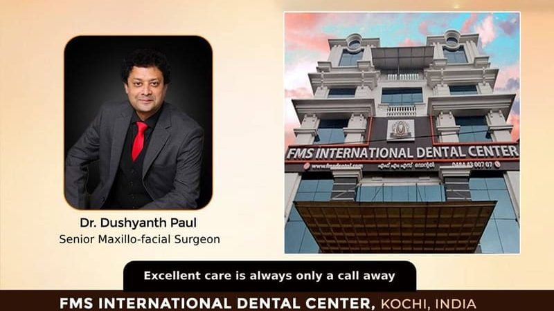 Dr. Dushyanth Paul, one of India’s foremost Maxillofacial and Dental Implant Surgeons, based in Kochi, Kerala.