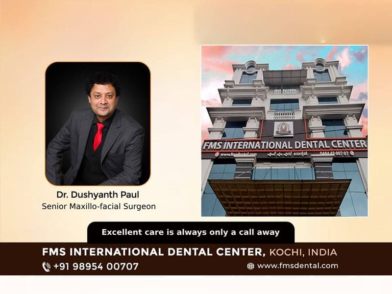 Dr. Dushyanth Paul, one of India’s foremost Maxillofacial and Dental Implant Surgeons, based in Kochi, Kerala.