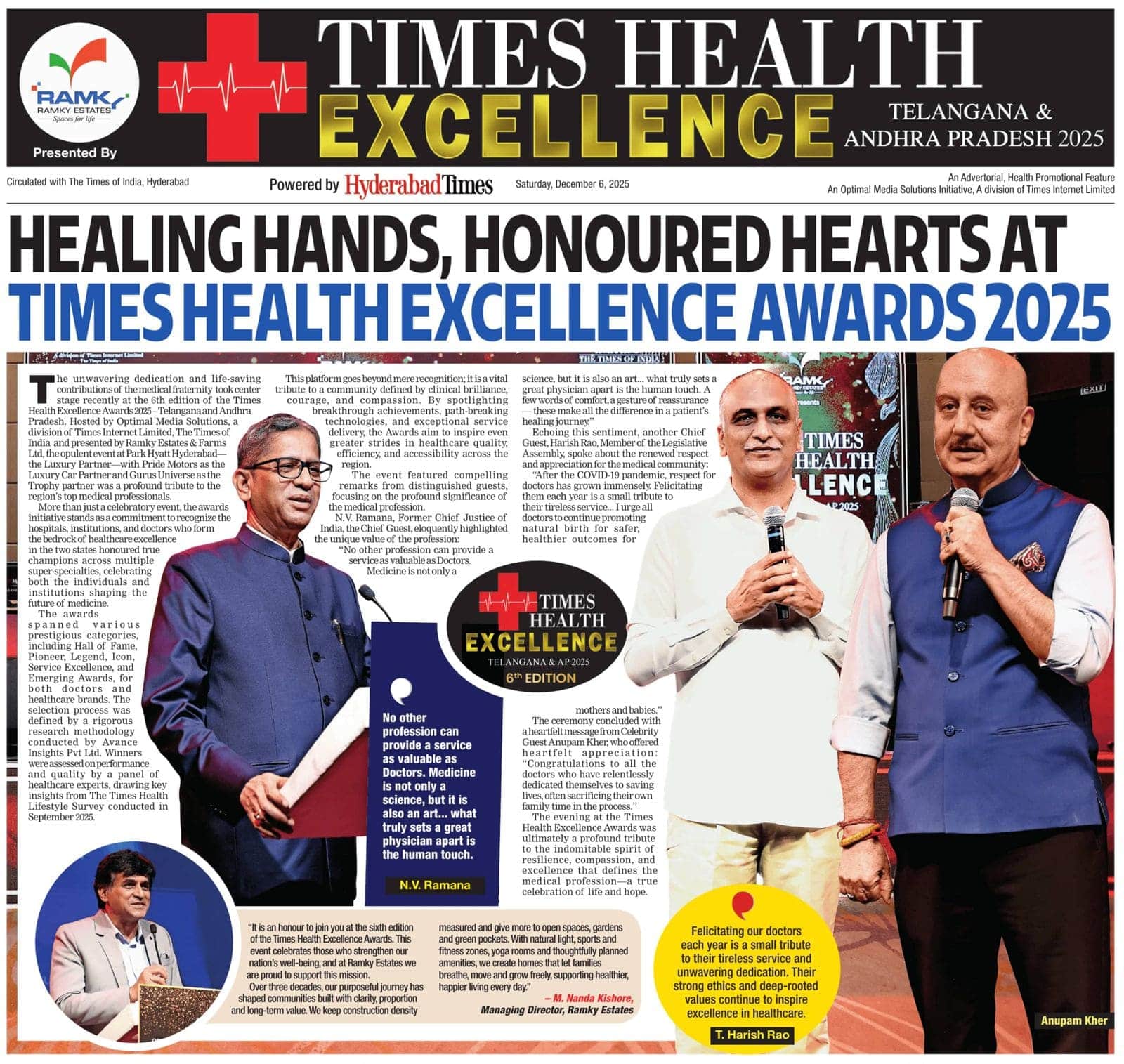 A Legacy of Excellence: FMS International Dental Center Honoured at Times Health Excellence Awards 2025
