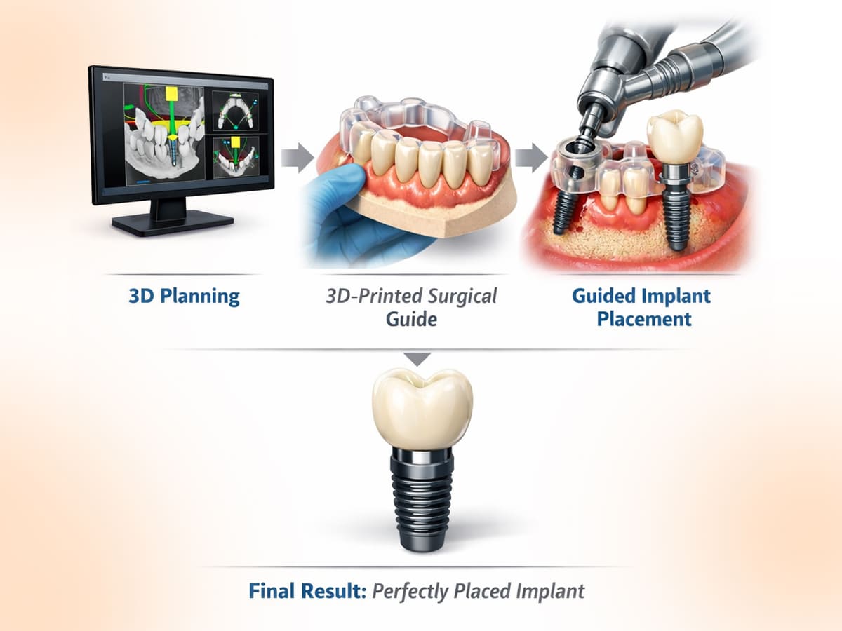 3D Guided Implant Technology for Perfect Implant Placement