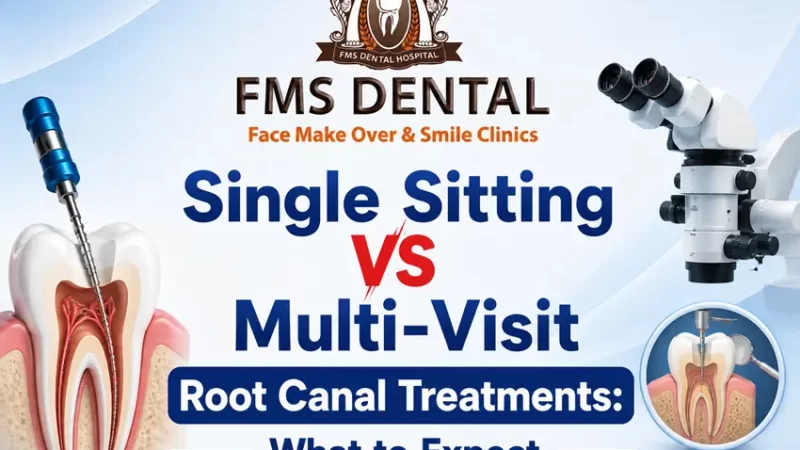 Single Sitting VS Multi-Visit Root Canal Treatments: What to Expect at FMS Dental Kompally