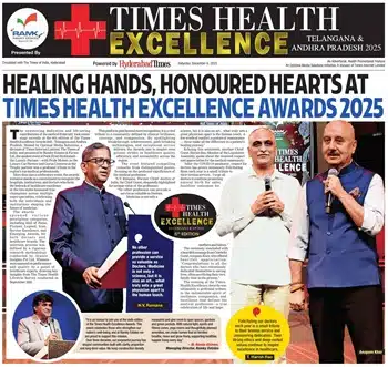 Honoured at Times Health Excellence Awards 2025