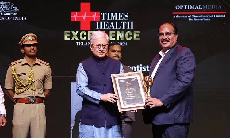 Awarded best cosmetic dentist in hyderabad India