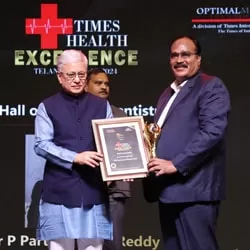 Hall of fame in Dentistry - Dr. P. Parthasaradhi Reddy, by Times Health Excellence - 2024